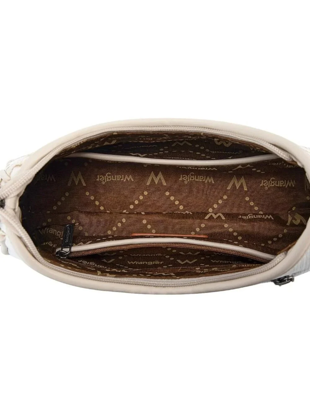 Wrangler Shoulder Bag for Women Denim Rivet Hobo Purse With Detachable Pouch